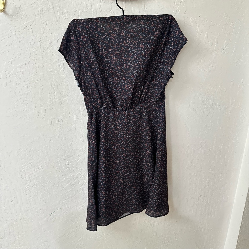 Outerknown Juniper Dainty Floral Short Sleeve Mini Dress XS - Picture 2 of 9